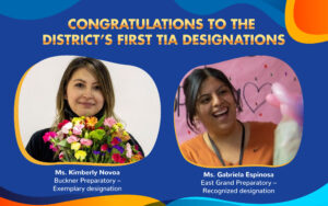 Read more about the article Congratulations to the district’s FIRST TIA designations