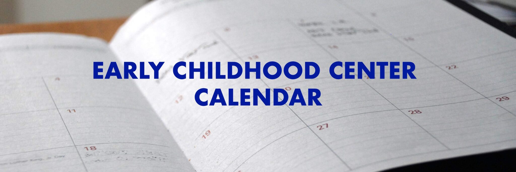 Early Childhood Center Calendar Cityscape Schools